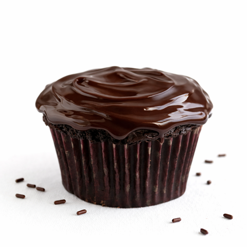 Chocolate Cupcake With Ganache 12 pcs | 9x13
