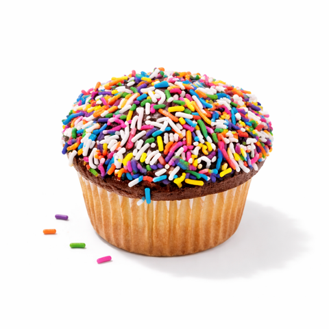 Vanilla Cupcake With Colorful Sprinkle 12 pcs | 9x13